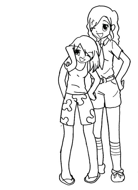 Best Friend Coloring Pages For Girls At Free Printable Colorings Pages To