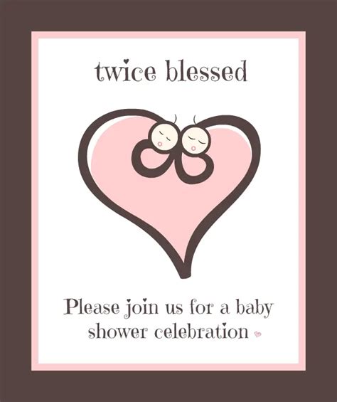 Baby Shower Invitations For Twins