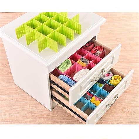 It could be a desk drawer, a junk drawer, a vanity drawer, your sock drawer. Mrosaa 4pcs/lot DIY Drawer Divider Household Storage ...