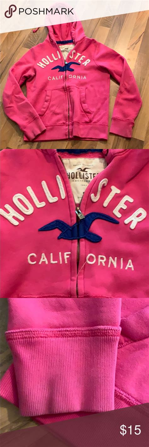 Pink Hollister Hoodie Smallmedium Size