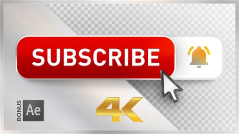 Youtube Subscribe Button By Lavamotion Videohive