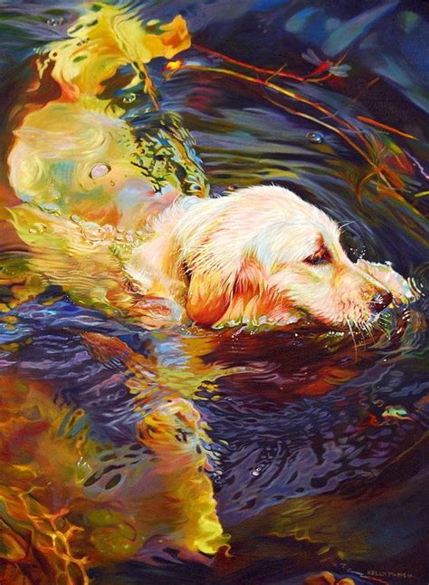 Water Dance 2 Art Print By Kelly Mcneil Animal Art Animal Paintings