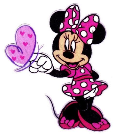 25 55 Disney Minnie Mouse Butterfly Heat Transfer Iron On Character