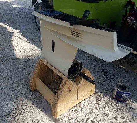How To Make A Lower Unit Stand Boat Stands Outboard Motor Stand