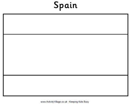 Follow this link for more european flag colors. halloween craft ideas for kids: Coloring Spain Flag | Flag ...