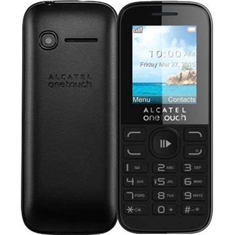 Alcatel Ot 1052 Black Mobile Phone Megatel