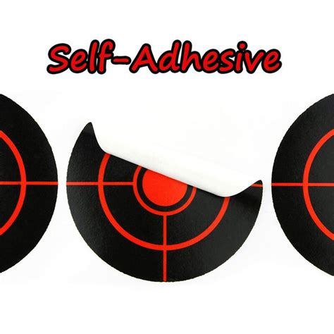 Durable 250pcs Roll Shooting Target Adhesive Shoot Targets Splatter