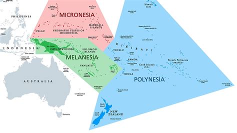 micronesia vs melanesia