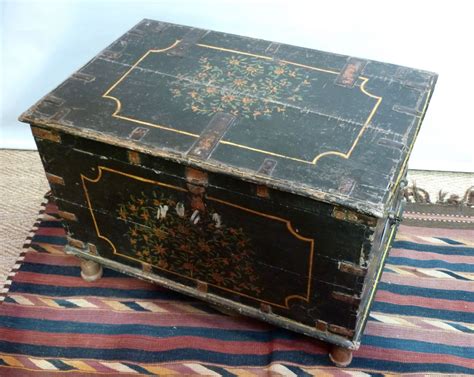 Late 19th Century Indian Painted Trunk Stock Blanchard Collective