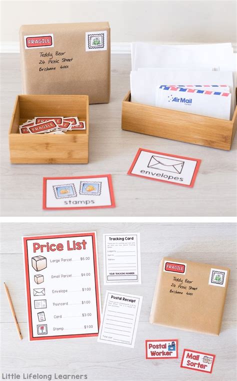 Post Office And Mailing Activities For Preschool Pre K Pages Post