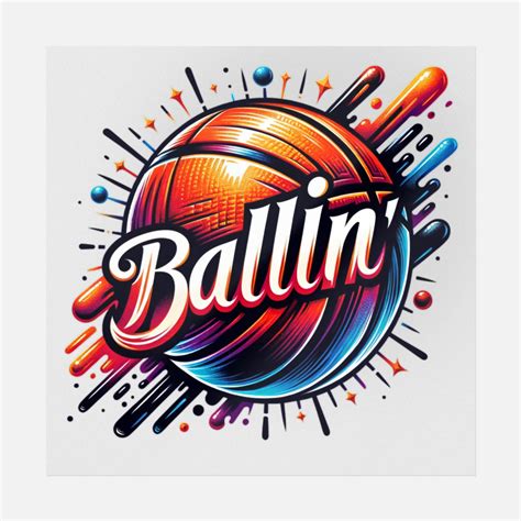 Ballin Art Basketball Ready To Press Dtf Transfers