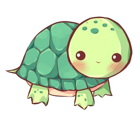 Cute Sea Turtle Drawing Free Download On Clipartmag