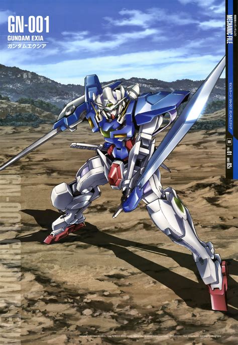 Gn 001 Gundam Exia Mobile Suit Gundam 00 Image 3014062 Zerochan