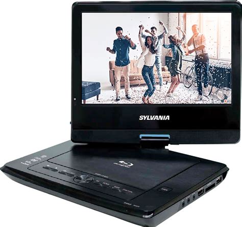 Customer Reviews Sylvania 10” Portable Blu Ray Player With Swivel Screen Black Sdvd1079 Best Buy