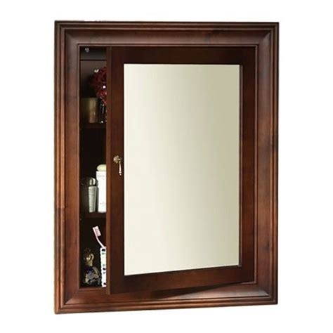 Ronbow 611027 F11 Traditional Style Medicine Cabinet In Colonial Cherry