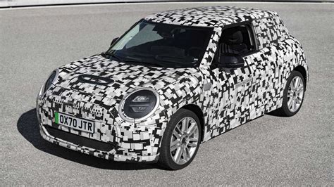 Next Gen Mini Electric Teased As Camouflaged Prototype
