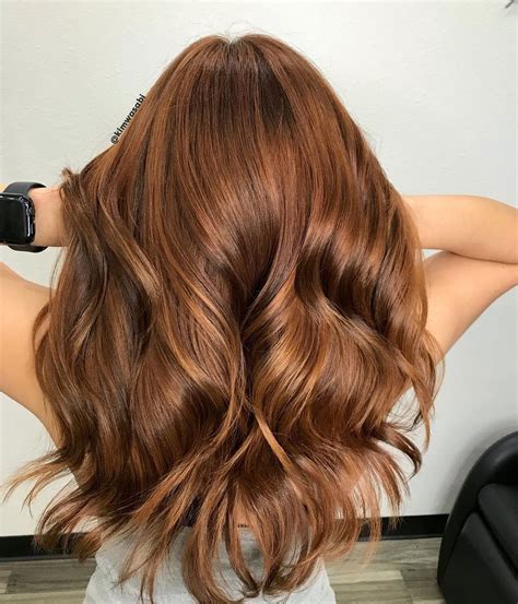 Red Light Brown Hair Color Ideas