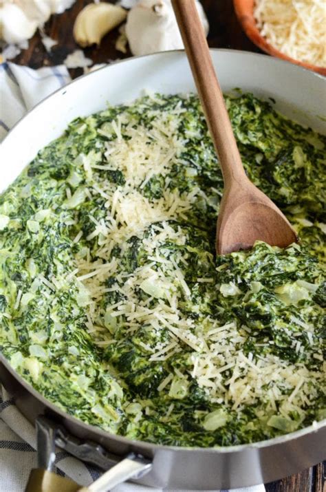 The Best Creamed Spinach My Favorite Steakhouse Style Extra Creamy