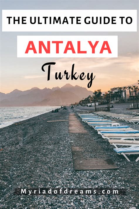Plan A Perfect City Break To Antalya With This Ultimate Guide To