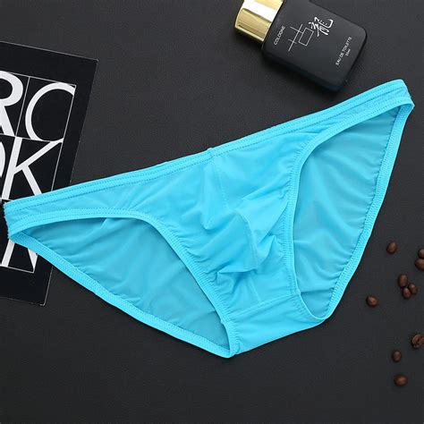 Buy Gay Sexy Men Thongs Underwear Sexy Ice Silk