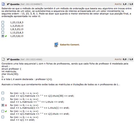 Avaliacao Parcial De Estrutura De Dados Estrutura De Dados I