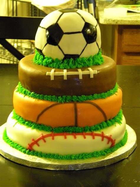 Sports Theme Cake — Birthday Cakes Sports Themed Cakes Themed Cakes Themed Birthday Cakes