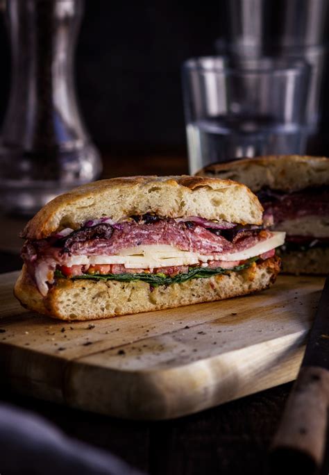 Famous New Orleans Easy Muffuletta Sandwich Recipe The Pure Taste