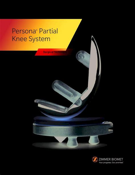 Pdf Persona Partial Knee System · 2020 7 15 · 4 Persona Partial