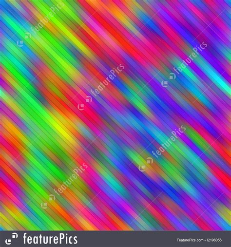 Abstract Patterns Colorful Diagonal Stripes Stock