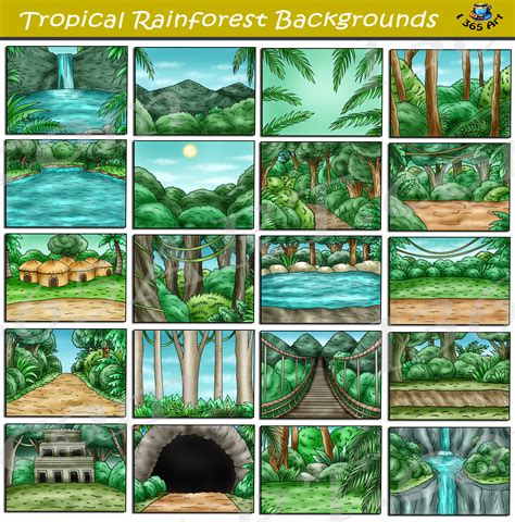 Rainforest Jungle Clipart Explorer Clip Art Clip Art Library
