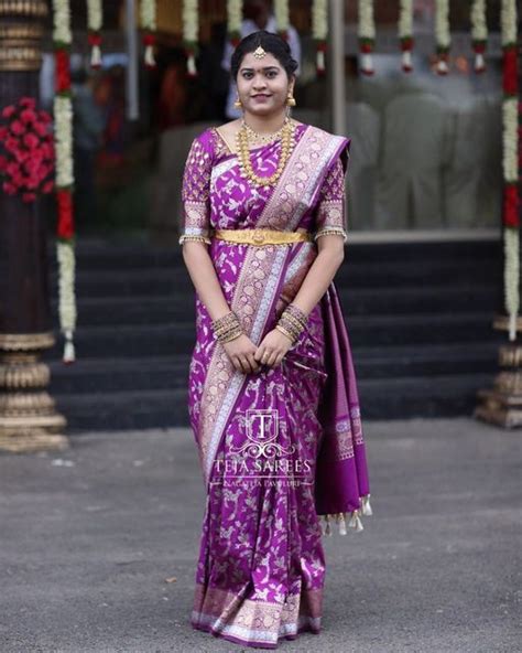 Teja Sarees®️ On Instagram Our Client In A Beautiful Banarasi Saree From Team Teja For