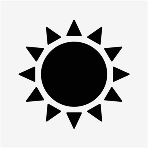 Vector Icono Del Sol Png Imágenes Prediseñadas De Sol Iconos De Sol