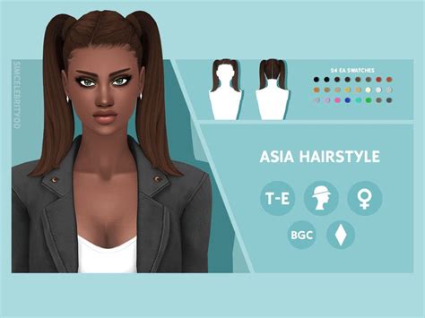 Simcelebrity00s Asia Hairstyle In 2024 Hairstyle Womens Hairstyles