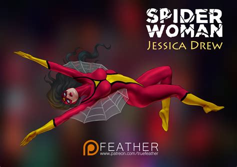 Spider Woman Poster2 By Feather Dofantasy Hentai Foundry