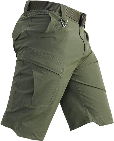 Carwornic Mens Quick Dry Tactical Shorts Lightweight Stretch Outdoor Hiking Cargo