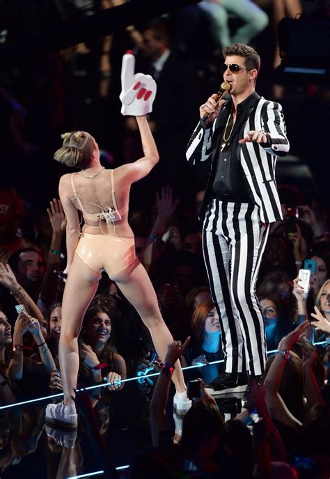 Miley Cyrus In Latex Undies Getting Humped On Stage At The 2013 Mtv Video Music Porn Pictures