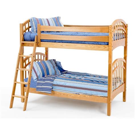 Casual Oak Youth Twintwin Oak Bunk Bed By New Classic With Images
