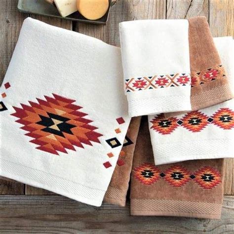 Southwestern Soul Bath Towel Sets In 2021 Western Bathroom Decor