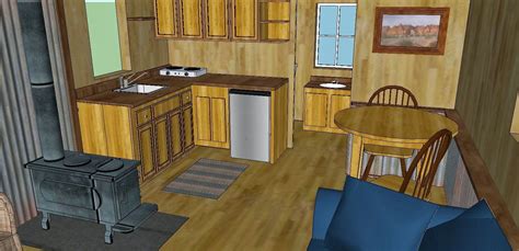 12x24 Lofted Cabin Layout Florida Cracker Cabin Tiny House Plans