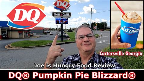 DQ Dairy Queen New Pumpkin Pie Blizzard Treat Review New Blizzard