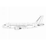 Airbus Clipart Boeing Line Vector Airplane Modify