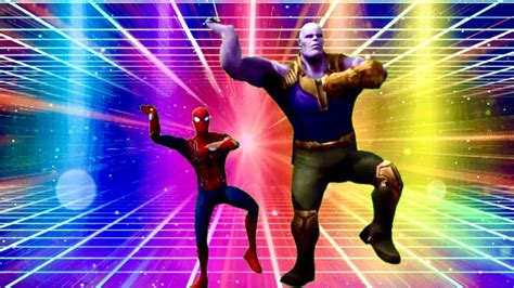 Spiderman And Thanos Dancing Youtube