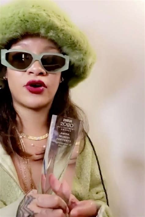 Rihanna Amina Muaddi Win Collaborator Of The Year At 2020 Fnaas Footwear News