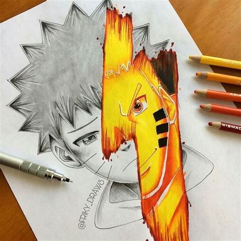 Video Desenhe Seus Personagens Favoritos Fan Art Naruto Anime