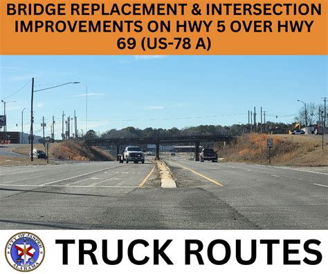 Temporary Truck Routes Hwy 5 Bridge Closure City Of Jasper Al
