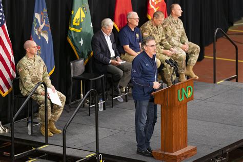 North Dakota Governor Doug Burgum Speaks To Soldiers And Flickr