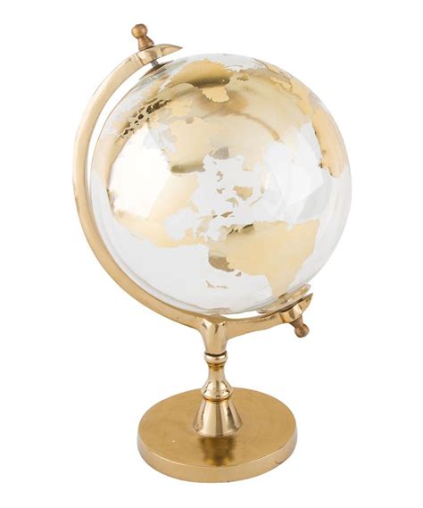 Take A Look At This Glass Globe And Metal Base Today Glass Globe Globe Decor Globe