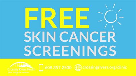 Free Skin Cancer Screenings Youtube