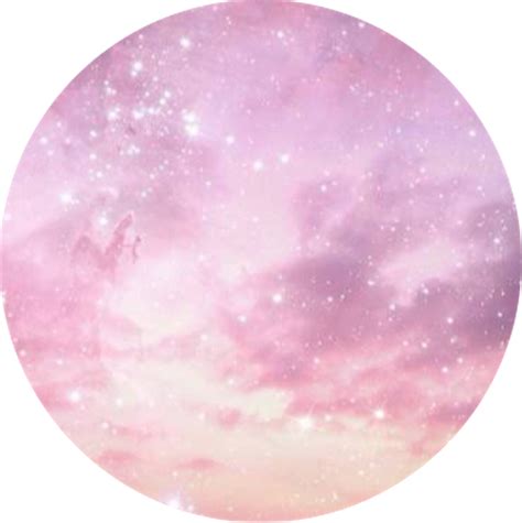 Download #galaxy #circle #background #stars #sunset #clouds Clipart Png Download - PikPng