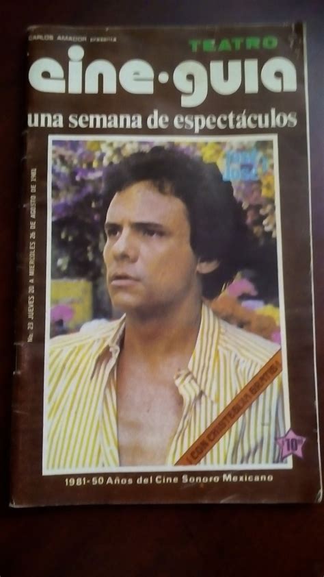 José José En Portada De Revista Teatro Cine Guia Año 1981 17000 En